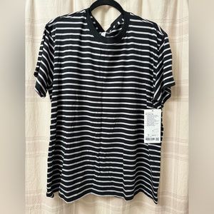 NWT lululemon striped ALl Yours/boyfriend tee